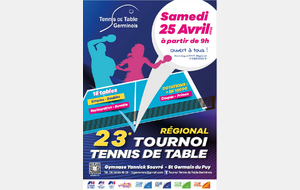 Tournoi Régional TT Germinois